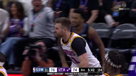 Warriors vs Jazz Game Highlights .